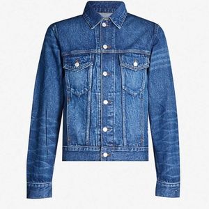 Sandro Faded Denim Jean Jacket